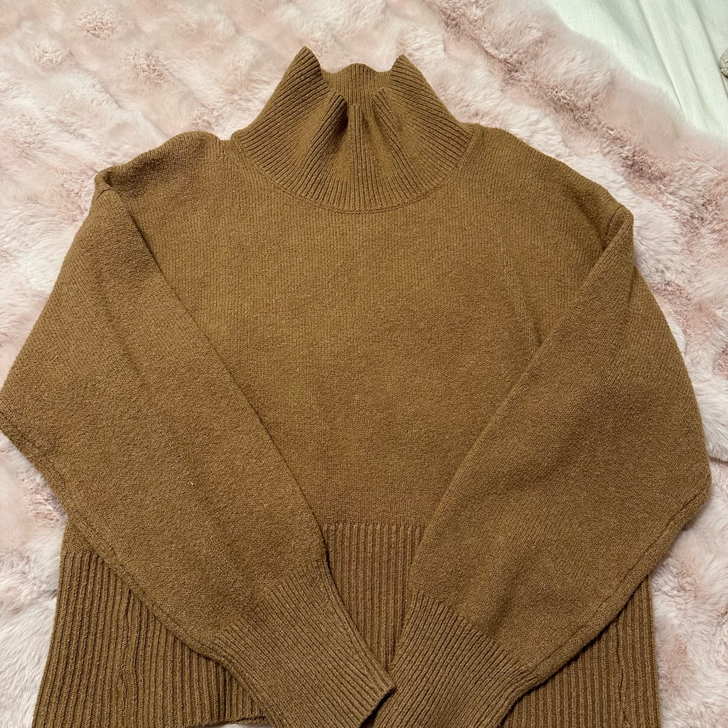 A New Day Brown Turtleneck Sweater